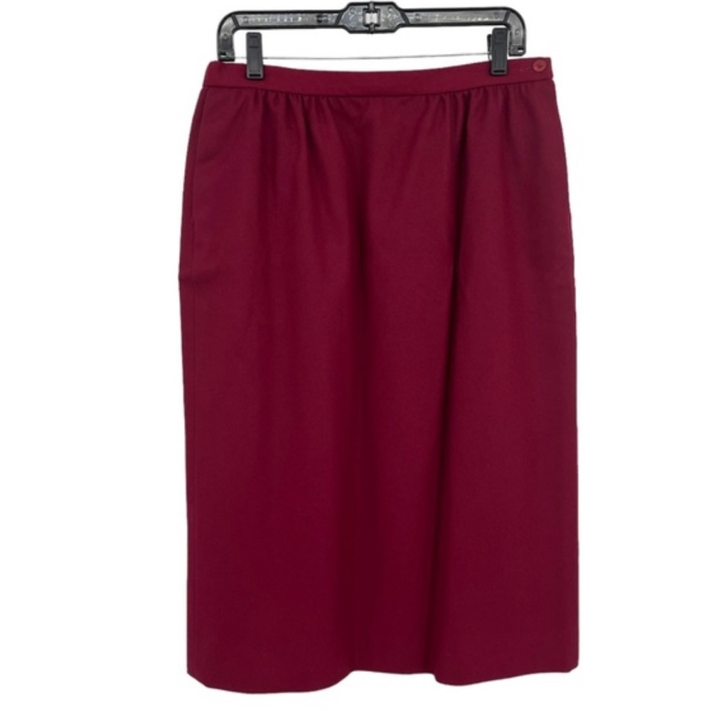 Pendleton Red Wool Skirt
